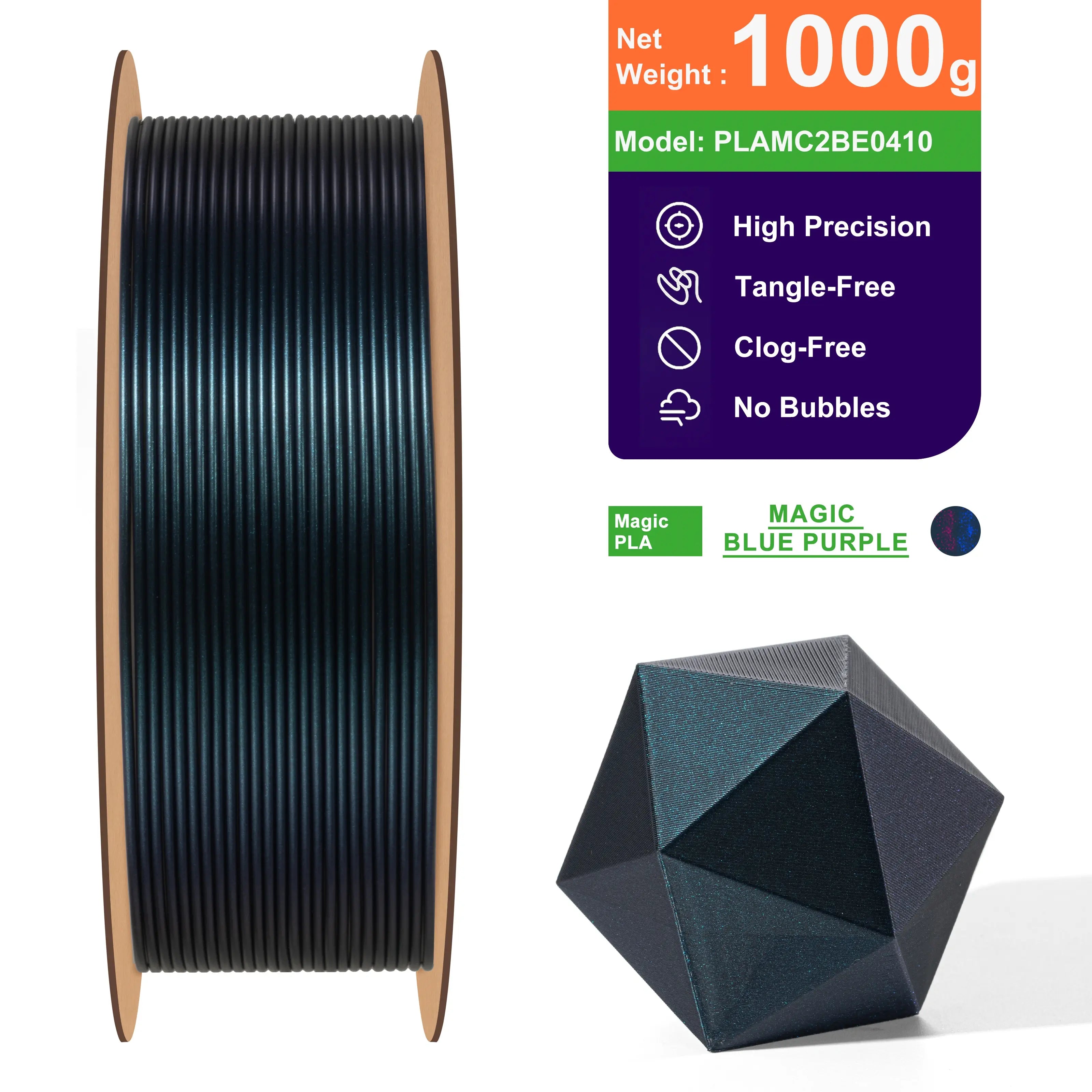 PLA Magic Color 3D Printer Filament - 1.75mm