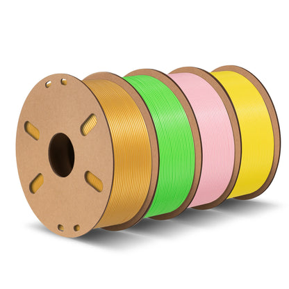 PLA Single Color Variety Pack (4 x 200g), 1.75mm